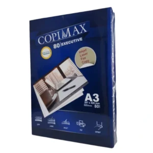 بسته بندی کاغذ A3 کپی مکس Copimax، حاوی 500 برگ کاغذ با کیفیت بالا.