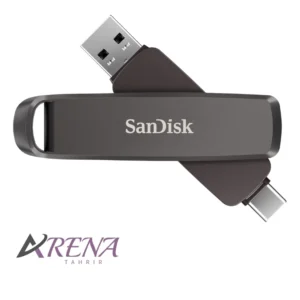 فلش 64 گیگابایت سن دیسک مدل Ultra Dual Drive Luxe