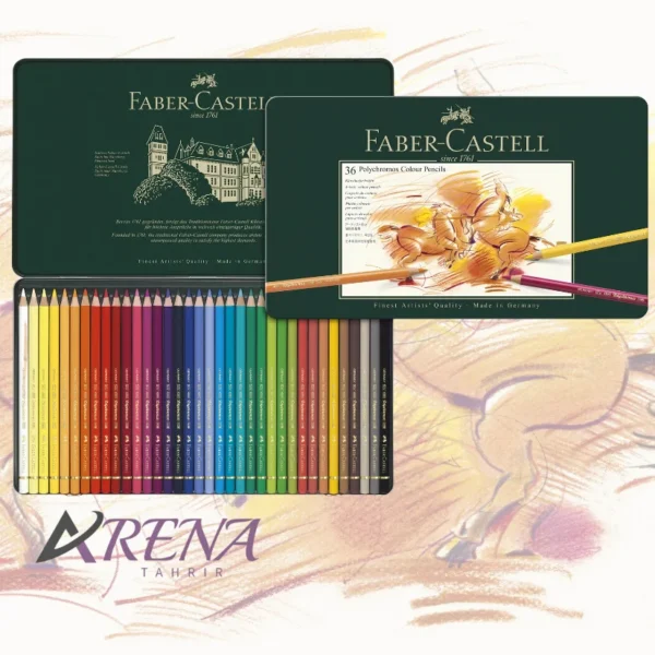مداد رنگی 36 رنگ فابر کاستل مدل Polychromos