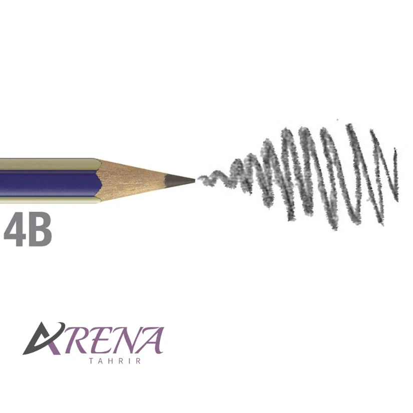 مداد طراحی گلدفابر 4B فابر-کاستل