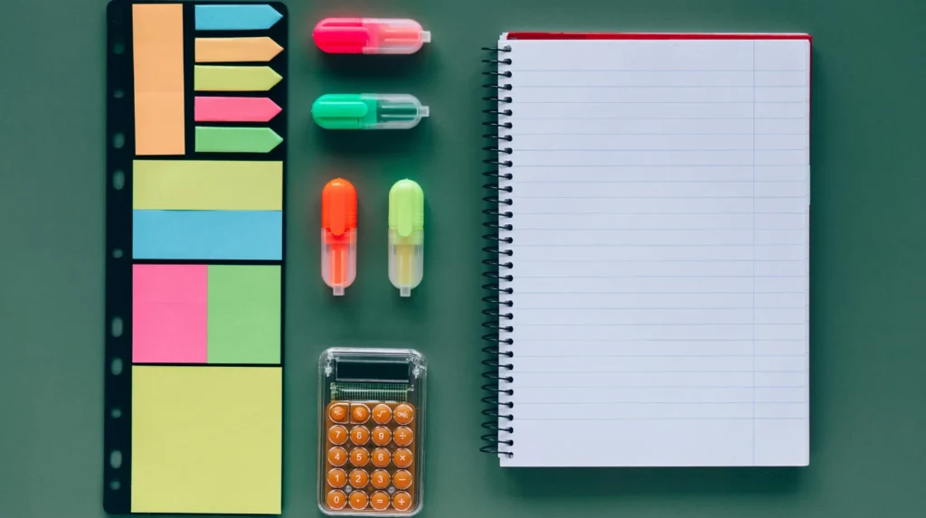 لوازم تحریر ضروری برای پشت کنکوری