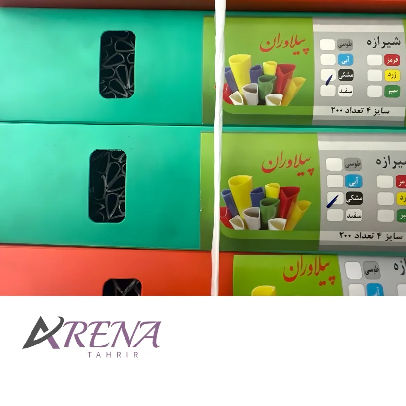 شیرازه نمره 4 سایز A4 پیلاوران بسته 200 عددی مشکی