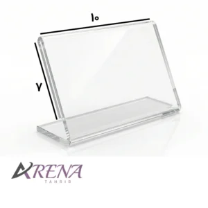 طلق عنوان رومیزی پلکسی 10 × 7