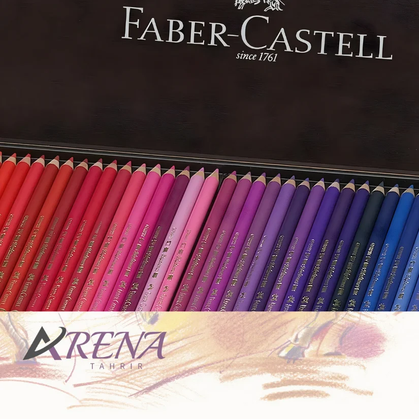 مداد رنگی 120 رنگ فابر-کاستل Polychromos جعبه چوبی