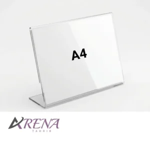 طلق عنوان رومیزی پلکسی A4