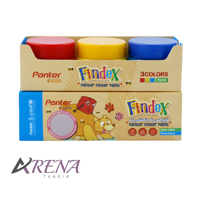 رنگ انگشتی پنتر یونیسف مدل Findex بسته 3 عددی