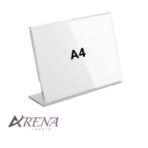 طلق عنوان رومیزی پلکسی A4