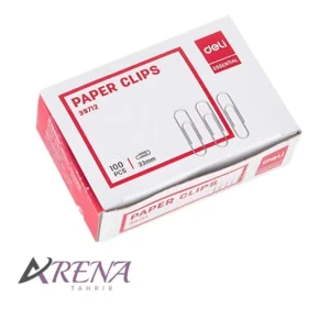 گیره کاغذ دلی کد 39712 بسته 100 عددی سایز 33