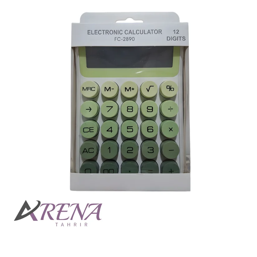 ماشین حساب پاستلی 12 رقم مدل FC-2890