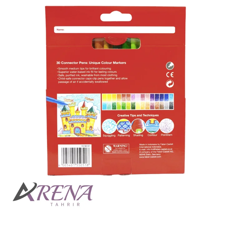 ماژیک رنگ آمیزی 30 رنگ فابر-کاستل مدل Connector Pens