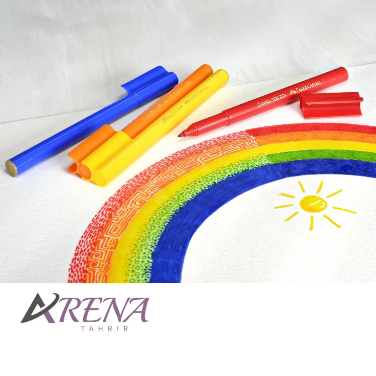 ماژیک رنگ آمیزی 30 رنگ فابر-کاستل مدل Connector Pens - Image 4