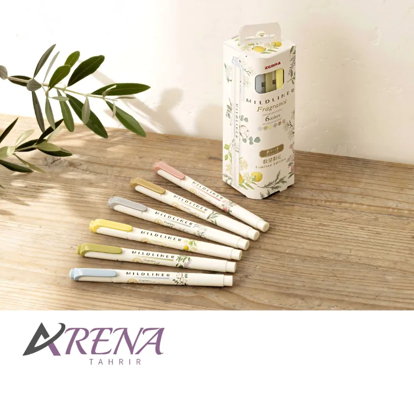 هایلایتر عطری ZEBRA MILDLINER بسته 6 عددی