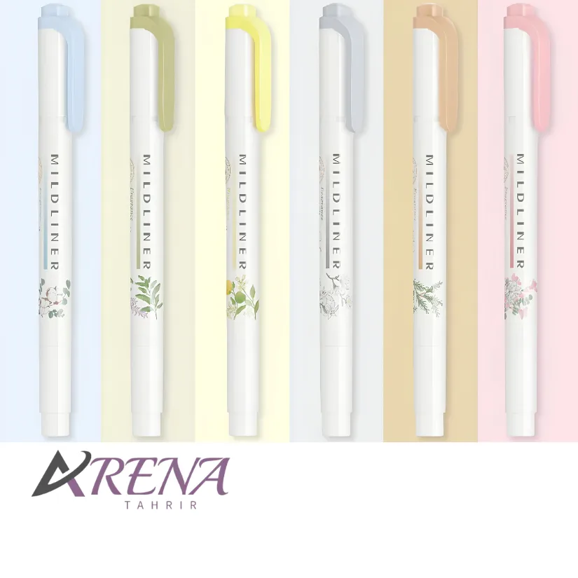 هایلایتر دو سر عطری ZEBRA MILDLINER